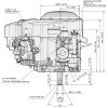 KAWASAKI FR600V-DS00-S 18HP 1" VERTICIAL SHAFT ENGINE