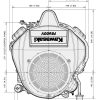 KAWASAKI FR600V-DS00-S 18HP 1" VERTICIAL SHAFT ENGINE