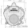 KAWASAKI FR691V-KS00-S 23HP VERTICIAL SHAFT ENGINE