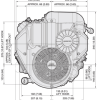 KAWASAKI FX751V-NS00 24.5HP VERTICAL SHAFT ENGINE