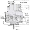 KAWASAKI FX730V-CR00-S 23.5HP VERTICAL SHAFT ENGINE