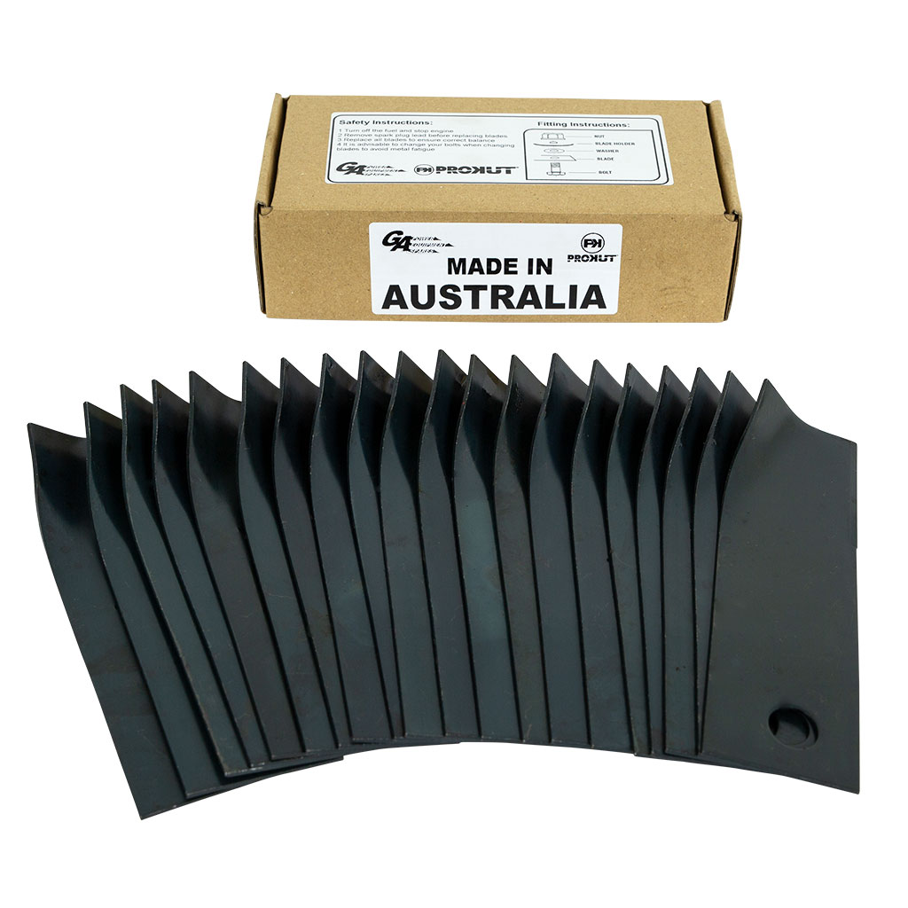 BLD6327W10 HONDA BLADE HIGH FLUTED 21" LATE MODEL PACK OF 10 PAIR REPLACES OEM L128321HB10
