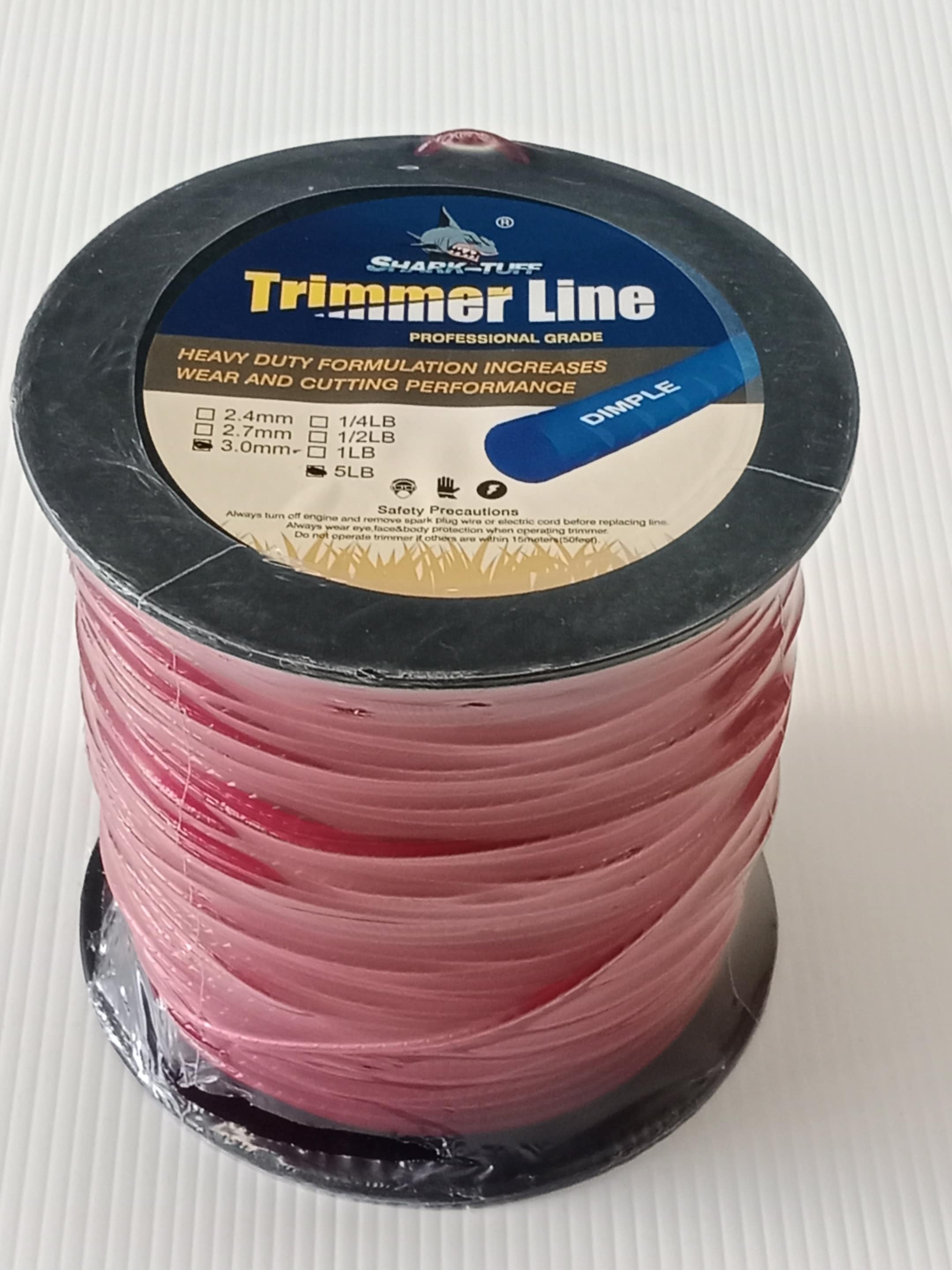 Shark Tuff Dimple 5lb 2.4mm 2.7mm 3.0mm