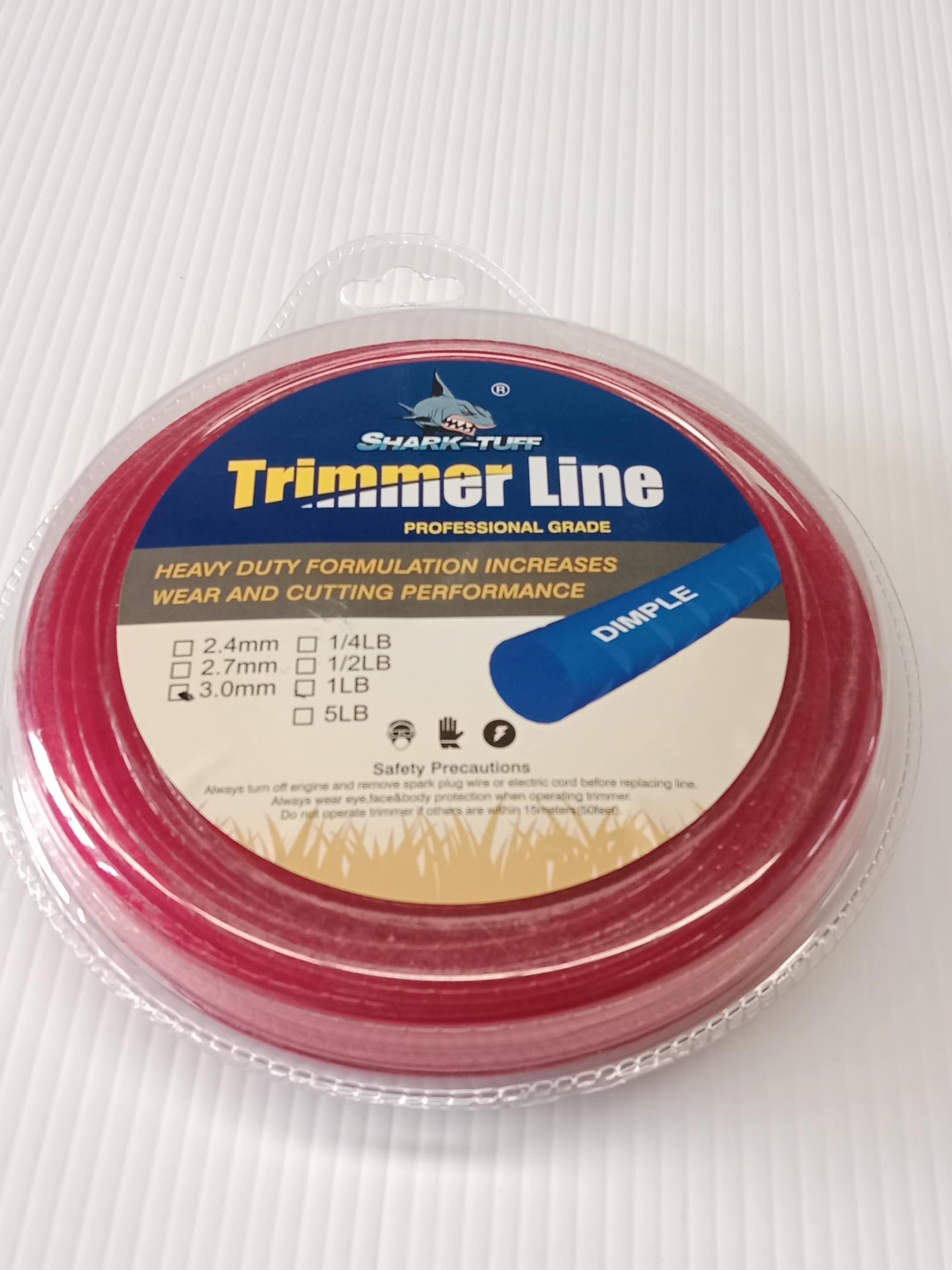 Shark Tuff Dimple half lb 2.4mm 2.7mm 3.0mm