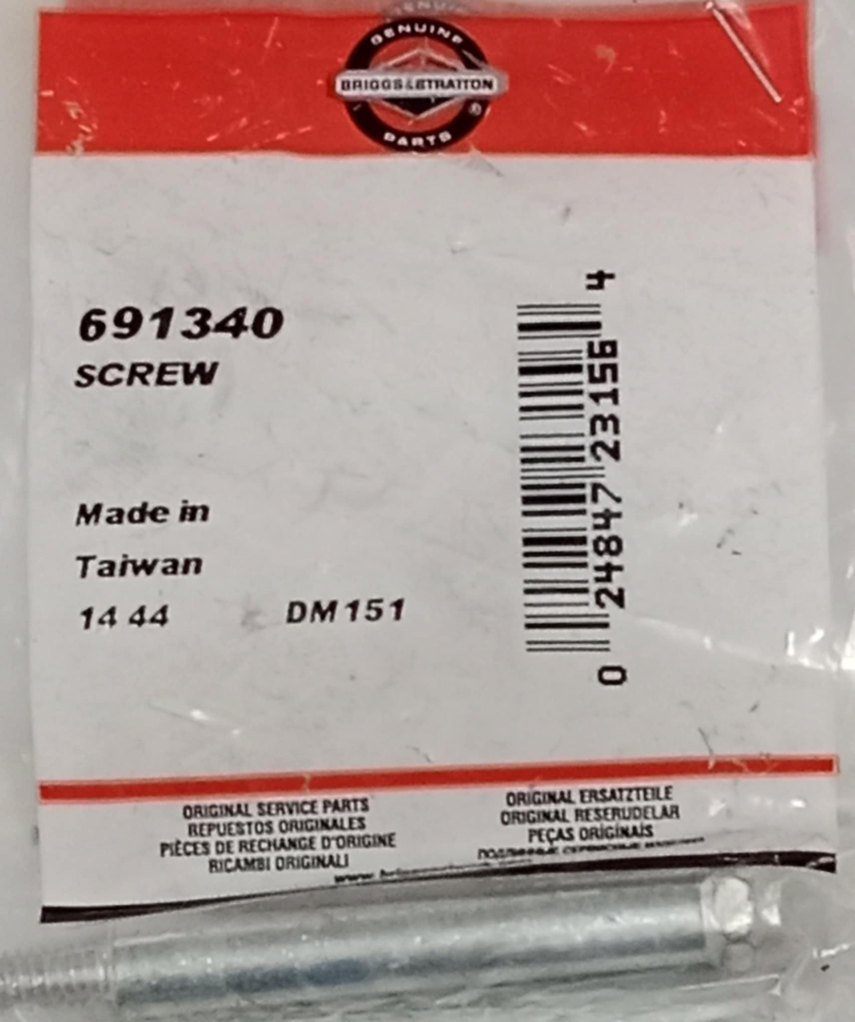 BRIGGS AND STRATTON SCREW 691340