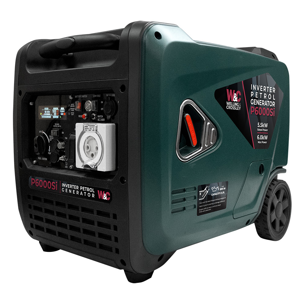 Welling and Crossley 6000W Silent Inverter Generator
